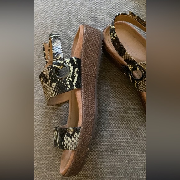 Vionic Brown Snake Pattern Sandals - Picture 2 of 3
